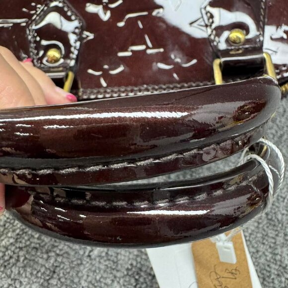 LOUIS VUITTON Alma BB Amarante Monogram Vernis Handbag 799-082125 - Picture 15 of 16